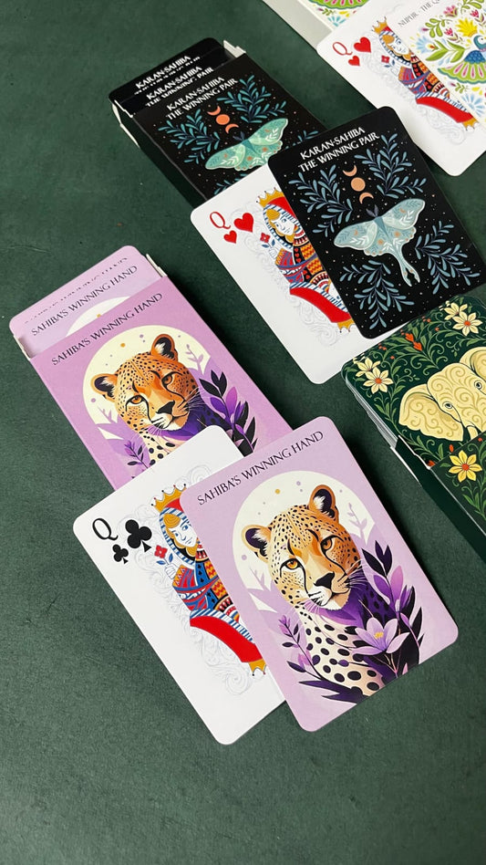 Personalised Playing Cards Deck - Chatterbox Labels - Poker Set