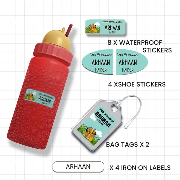 Mini Combo Label Pack - Set of 18 - ANIMALS & NATURE - Chatterbox Labels - Value Packs