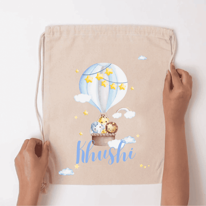 Custom Drawstring Bag - Sky Safari - Chatterbox Labels - Drawstring Bag