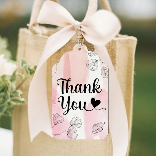 Personalised Thank You Cards - Soothing Gratitude - Set of 15 - Chatterbox Labels - Thank You Cards