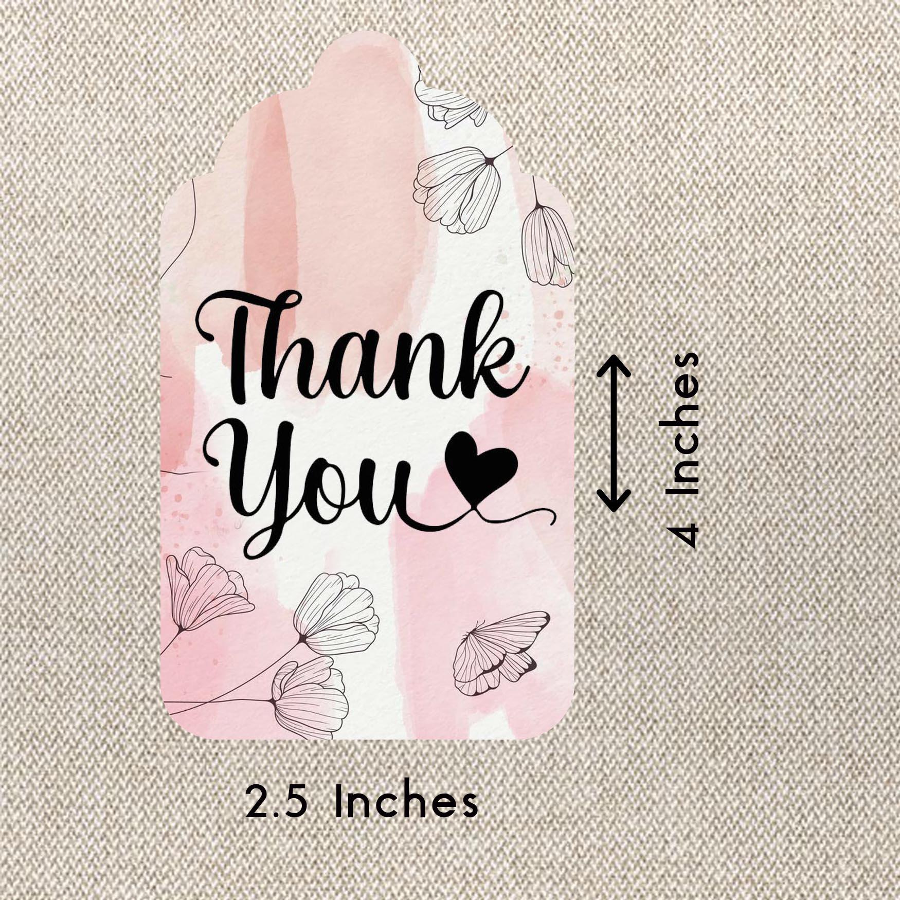 Personalised Thank You Cards - Soothing Gratitude - Set of 15 - Chatterbox Labels - Thank You Cards