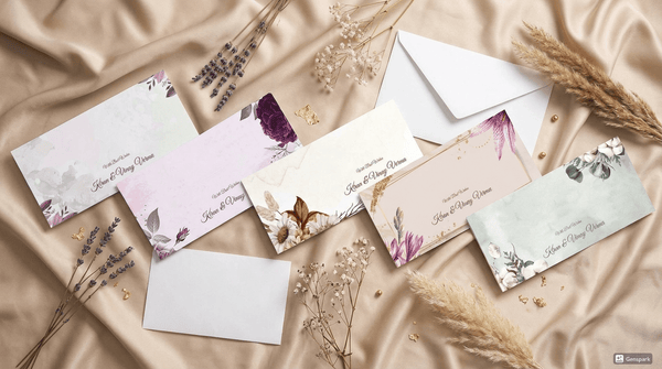 Assorted Floral Envelope Set (5 Designs) - Chatterbox Labels - Envelopes