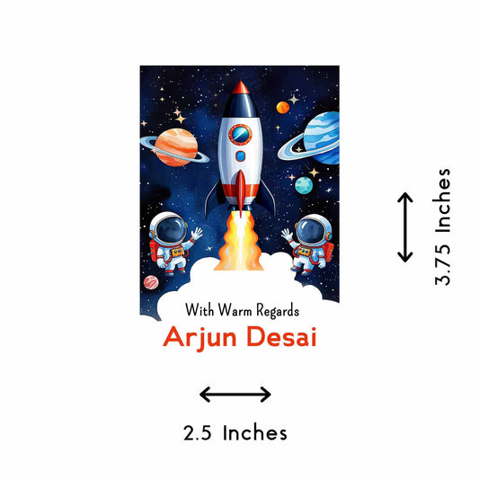 Gift tags / Gift Stickers - Spaceship Theme - Chatterbox Labels - Gift Tags