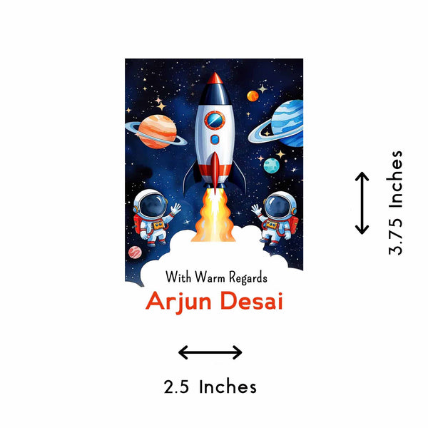 Gift tags / Gift Stickers - Spaceship Theme - Chatterbox Labels - Gift Tags