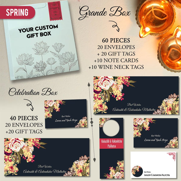 Diwali Gift Stationery Sets - Chatterbox Labels - Gift Tags