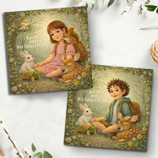 Personalised Jungle Animals Story Book for Kids