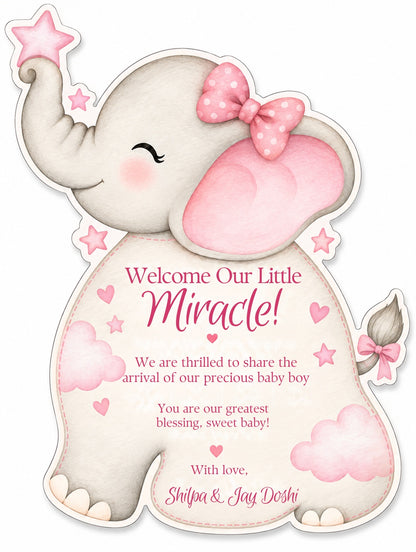 Baby Shower & Birth Announcement Gift Tags in a Sweetest Arrival Design