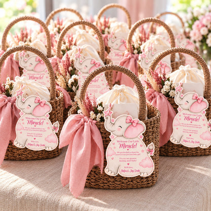 Baby Shower & Birth Announcement Gift Tags in a Sweetest Arrival Design