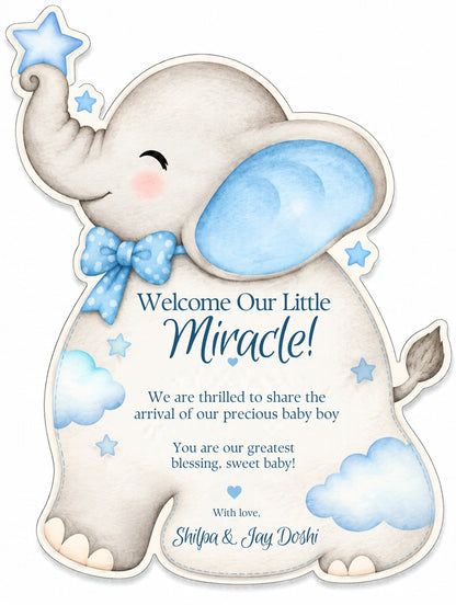 Baby Shower & Birth Announcement Gift Tags in a Sweetest Arrival Design