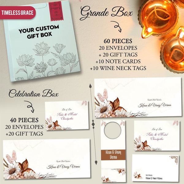 Diwali Gift Stationery Sets - Chatterbox Labels - Gift Tags