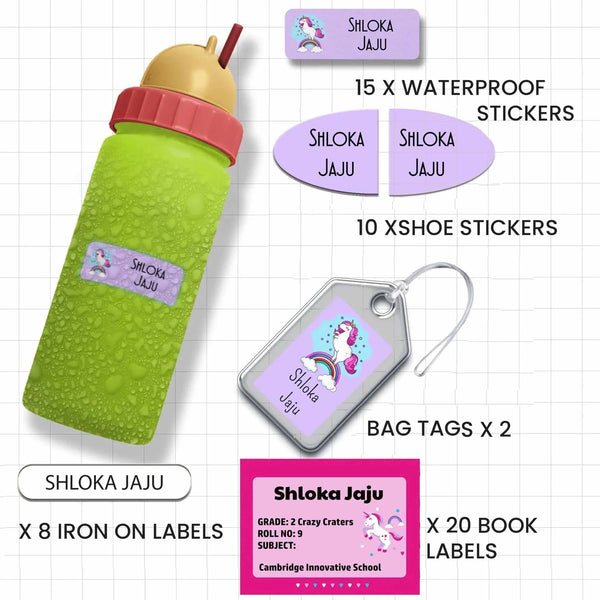 All You Need Pack - Set of 55 pieces - GIRLS & PRINCESSES - Chatterbox Labels - Value Packs