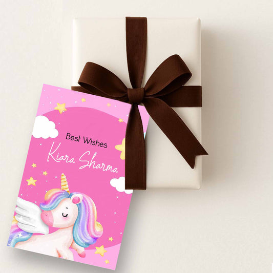 Gift tags / Gift Stickers - Pink Unicorn - Chatterbox Labels - Gift Tags
