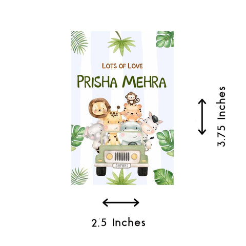 Gift tags / Gift Stickers - Jungle Quest theme - Chatterbox Labels - Gift Tags