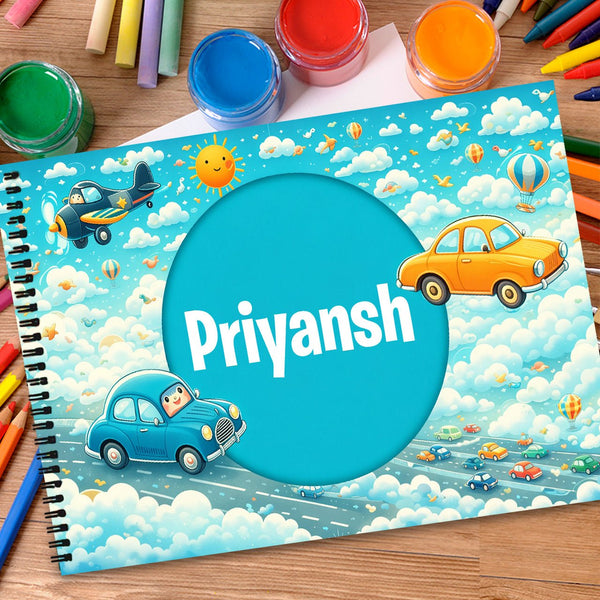 Personalised Drawing Book - Chatterbox Labels - Colouring Book