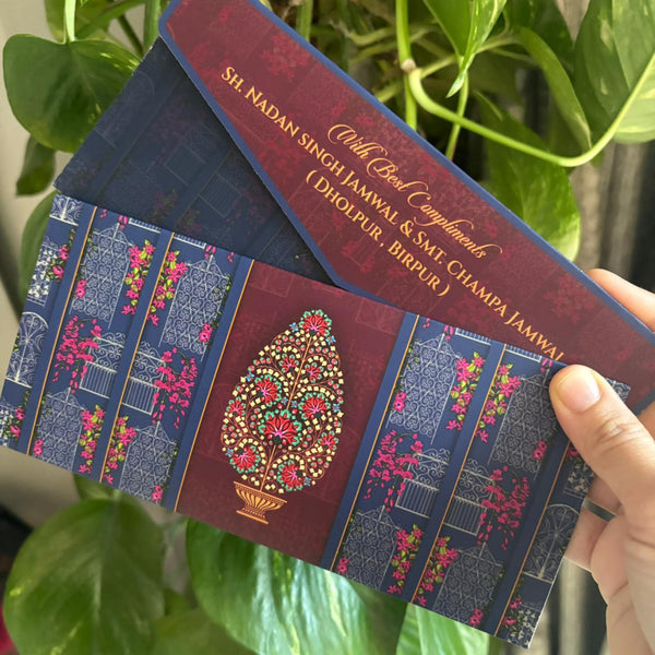 Personalised Money Envelopes - Velvet Blossom - Chatterbox Labels - Envelopes