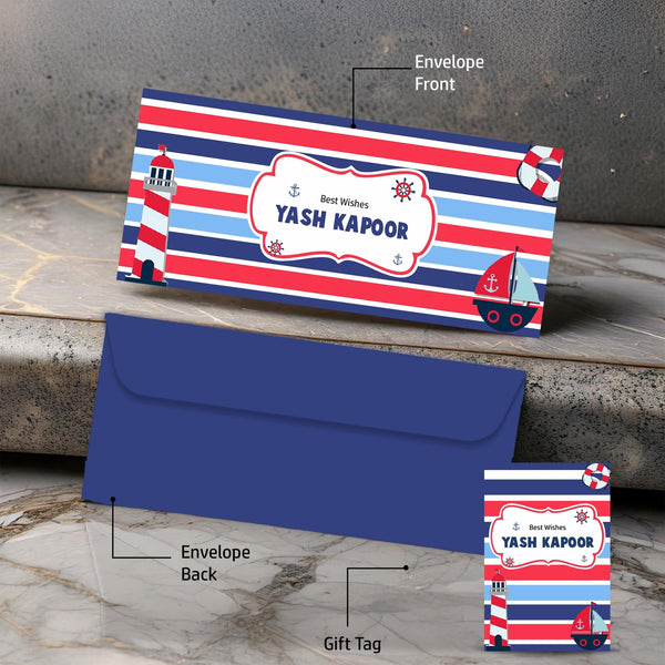 Personalised Money Envelopes for Kids - Voyager Theme - Chatterbox Labels-Envelopes