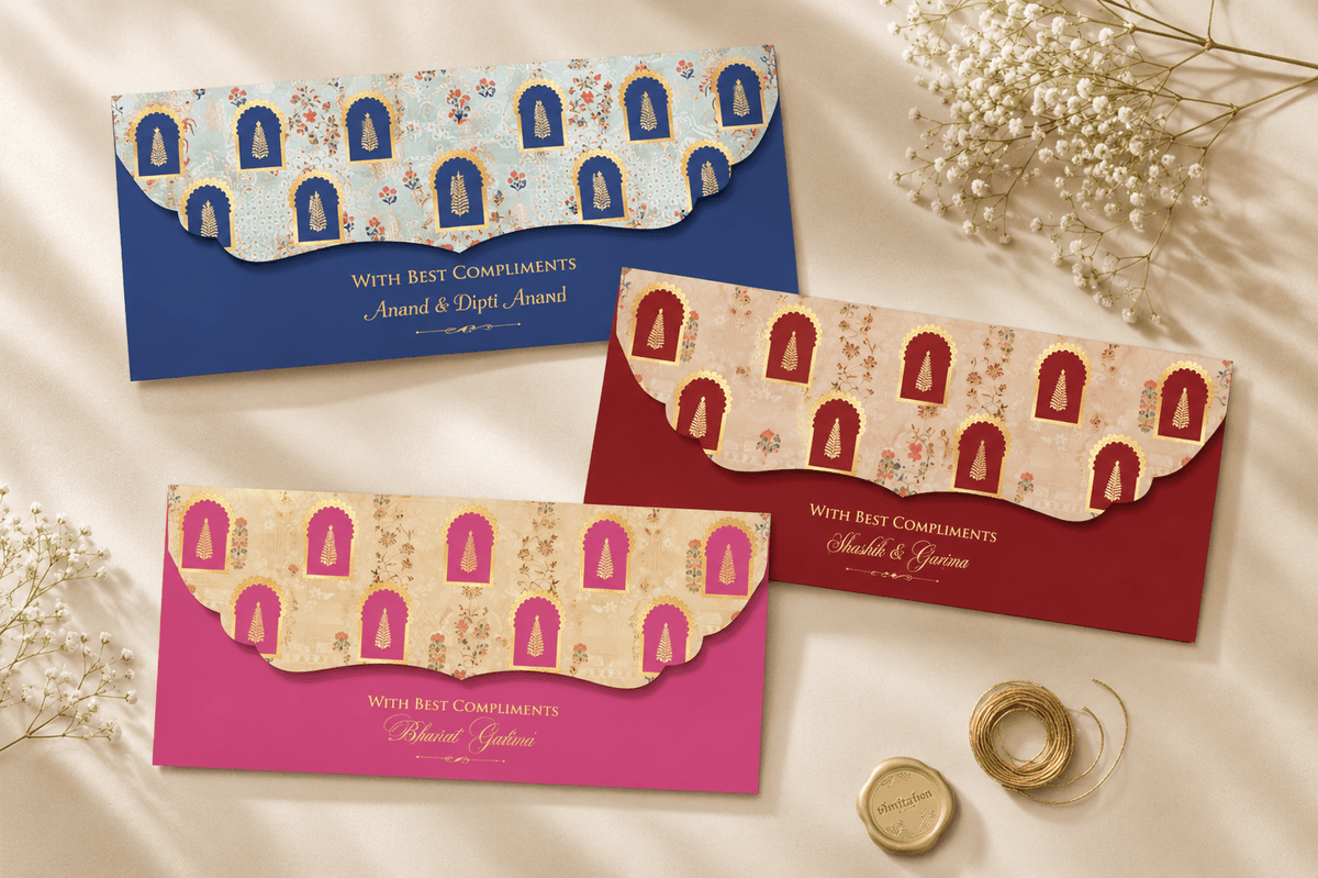 Assorted Wedding Envelope Set - Blessed Union Designs - Chatterbox Labels - Envelopes