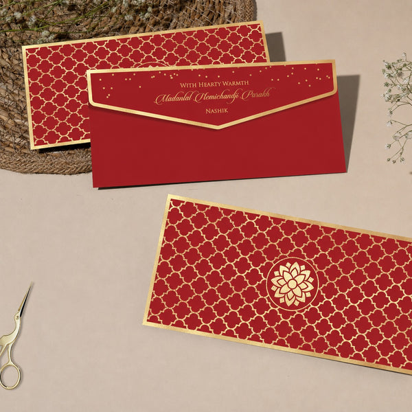 Luxe Gold Foil Money Envelopes - Aurea