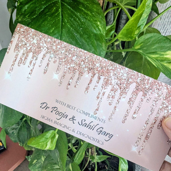 Personalised Money Envelopes - Glitter Design - Chatterbox Labels - Envelopes