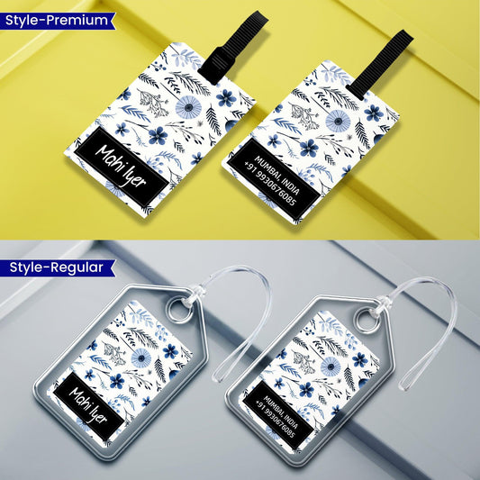 Personalized Luggage Tags - Dreamscape Design - Chatterbox Labels - Luggage Tags
