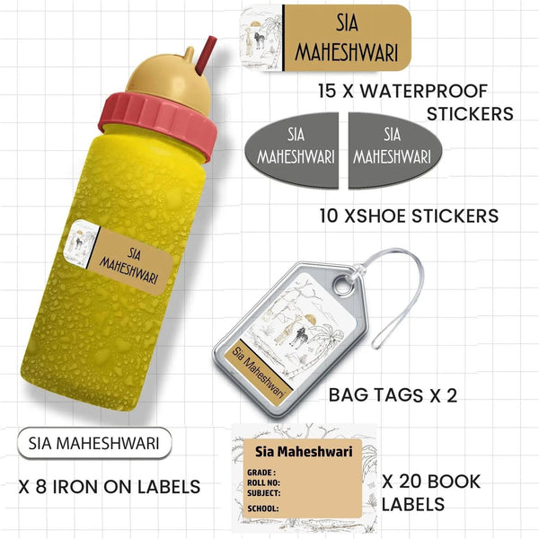 All You Need Pack - Set of 55 pieces - ANIMALS & NATURE - Chatterbox Labels - Value Packs