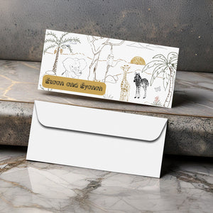 Personalised Money Envelopes - Wildlife Theme - Set of 20 Chatterbox Labels