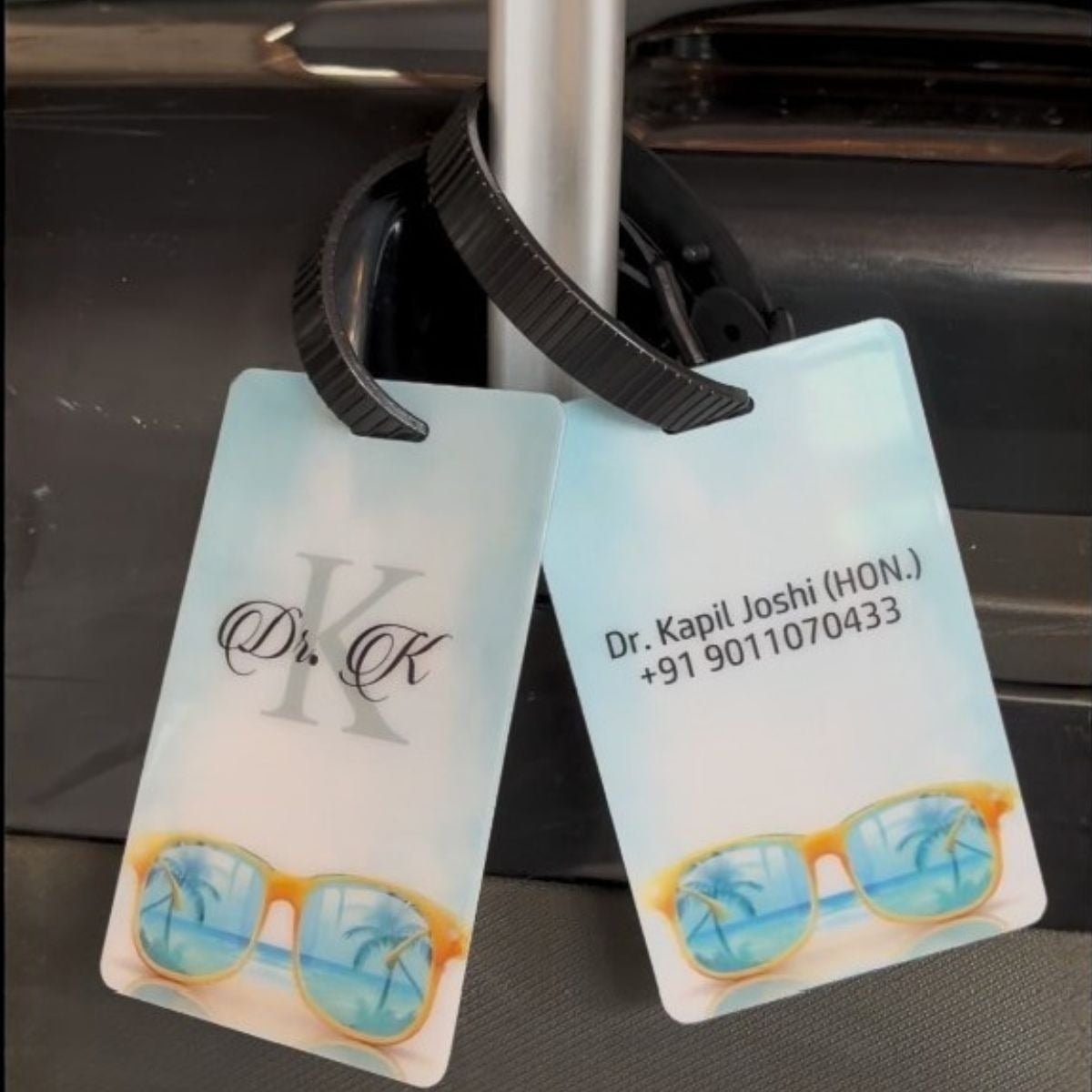 Personalized Luggage Tags - Shades of Summer - Chatterbox Labels - Luggage Tags