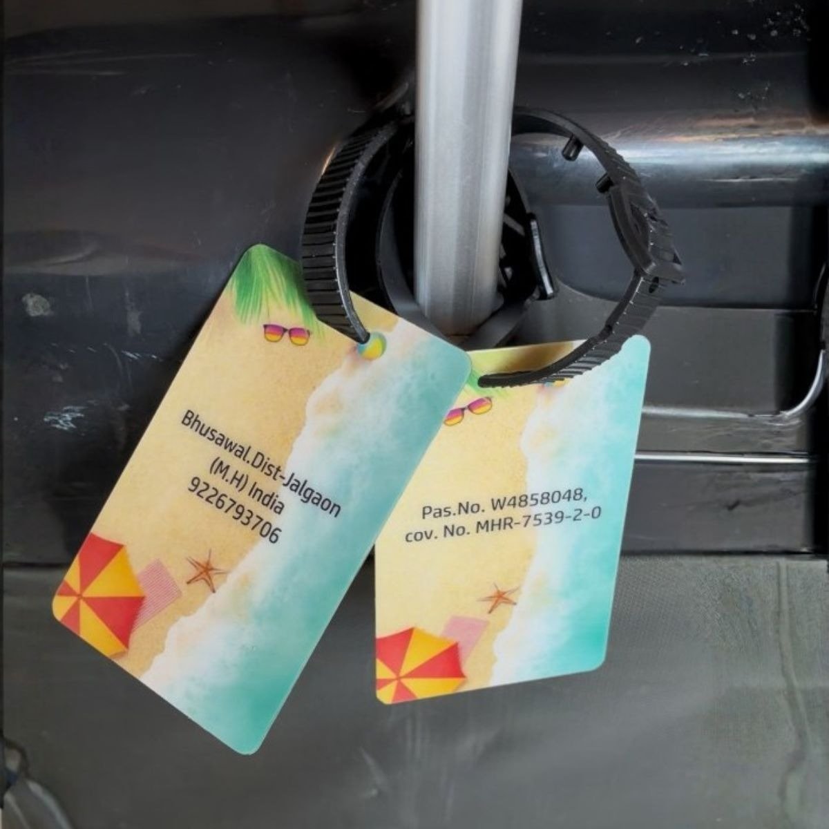 Personalized Luggage Tags - Sun - Kissed Bliss - Chatterbox Labels - Luggage Tags