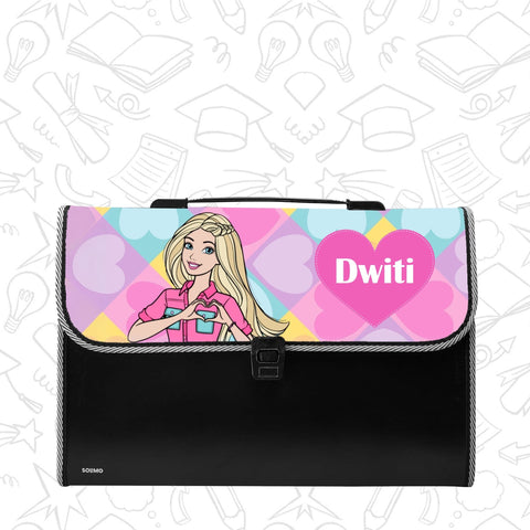 Personalized File Folders - Barbie Theme - Chatterbox Labels - Folder