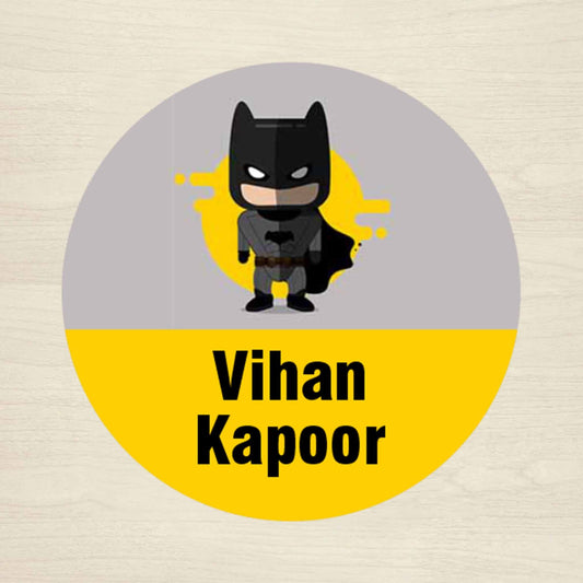 SUPERHEROES - Personalised Waterproof Round Labels & Stickers for Kids - Chatterbox Labels-Design Labels & Stickers