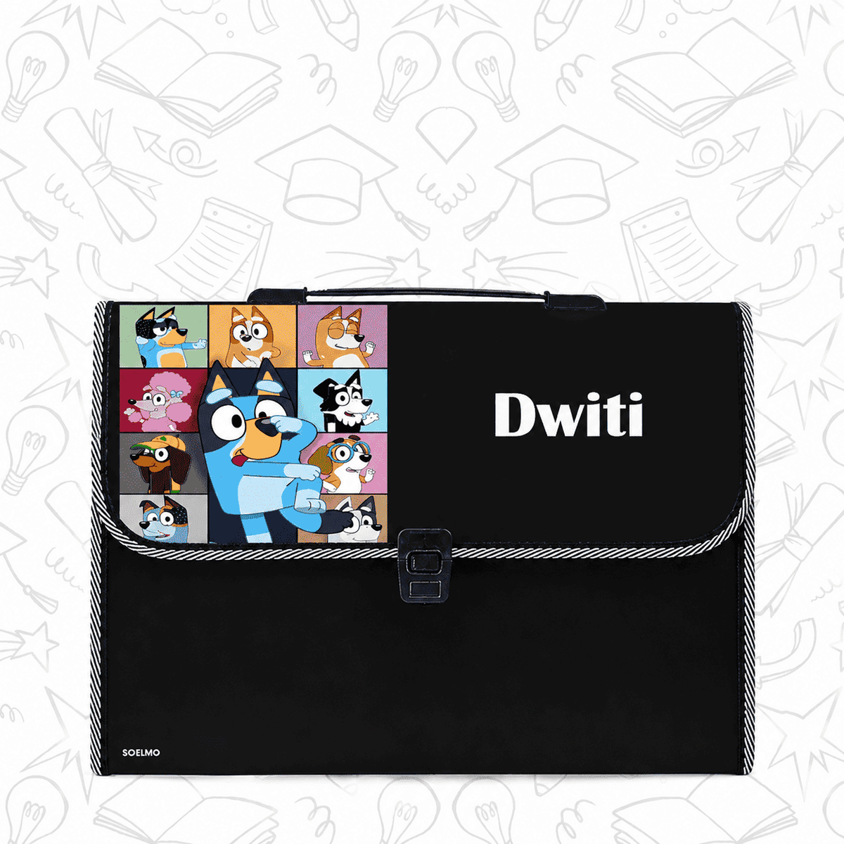 Personalized File Folders - Bluey Design