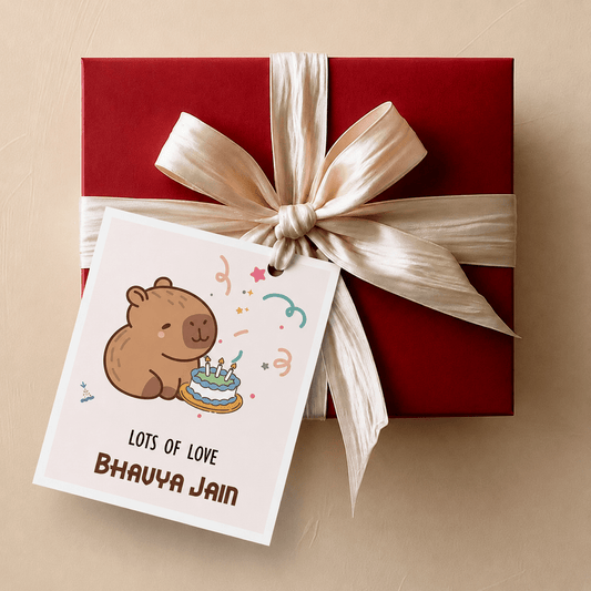 Personalised Gift tags / Gift Stickers - Capybara - Chatterbox Labels - Gift Tags