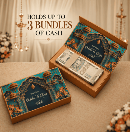 Personalised Shagun Cash Gift Box - Jodhpur Durbar