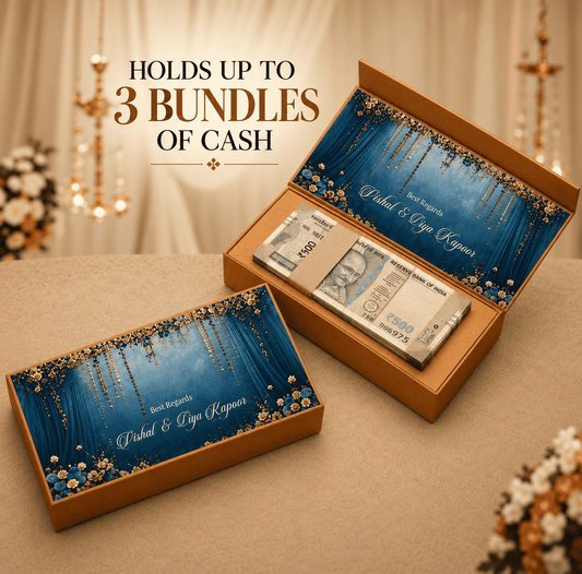 Personalised Shagun Cash Gift Box - Royal Canopy