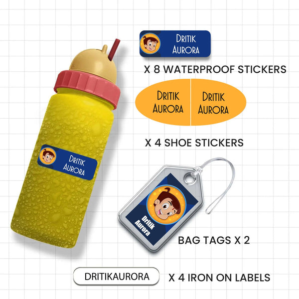 Mini Combo Label Pack - Set of 18 - CARTOON CHARACTERS - Chatterbox Labels - Value Packs