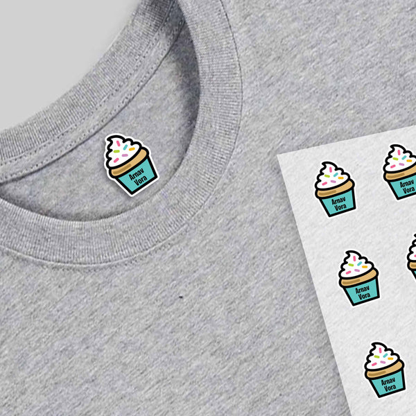 Design Heat Transfer Clothing Labels - Set of 25 - Chatterbox Labels - Clothing Labels