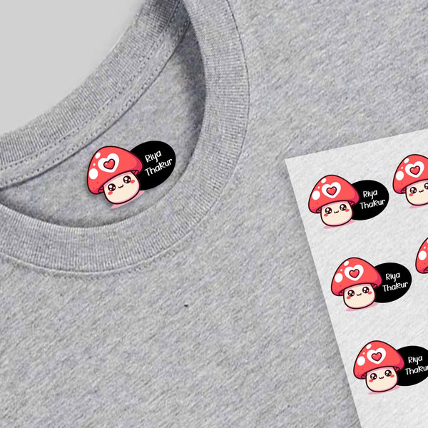 Design Heat Transfer Clothing Labels - Set of 25 - Chatterbox Labels - Clothing Labels