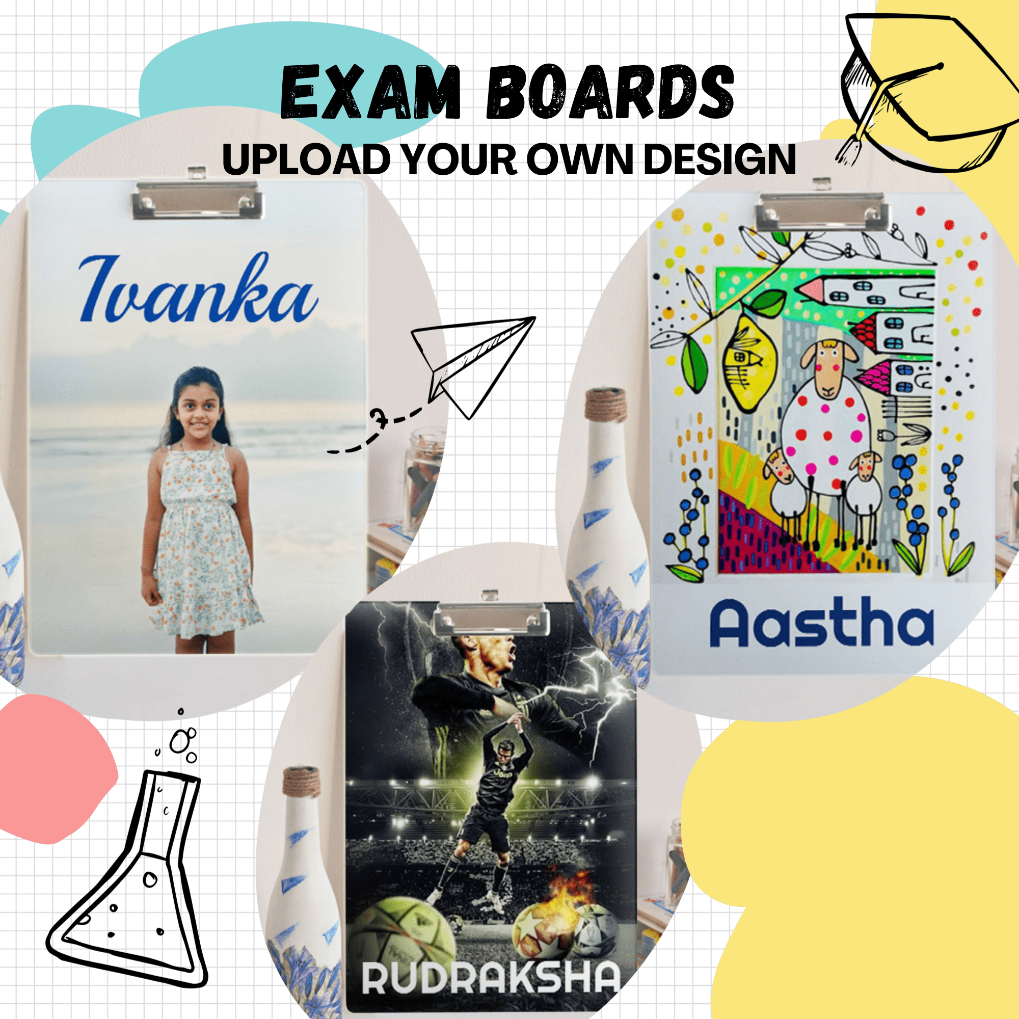 Custom Exam board - Upload Your Own Design - Chatterbox Labels - Clipboard