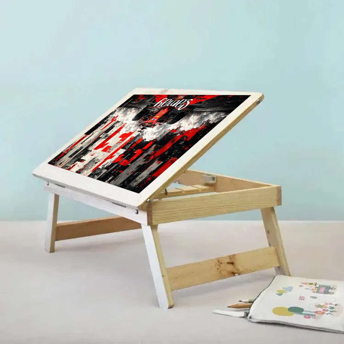 Custom Folding Desk - F1 Theme - Chatterbox Labels-Folding Table
