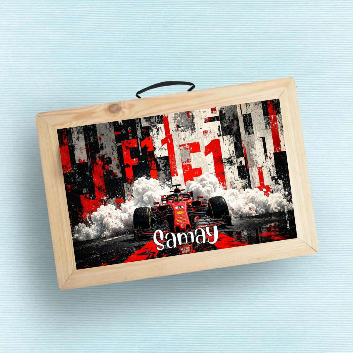 Custom Folding Desk - F1 Theme - Chatterbox Labels-Folding Table