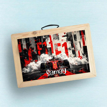 Custom Folding Desk - F1 Theme - Chatterbox Labels-Folding Table