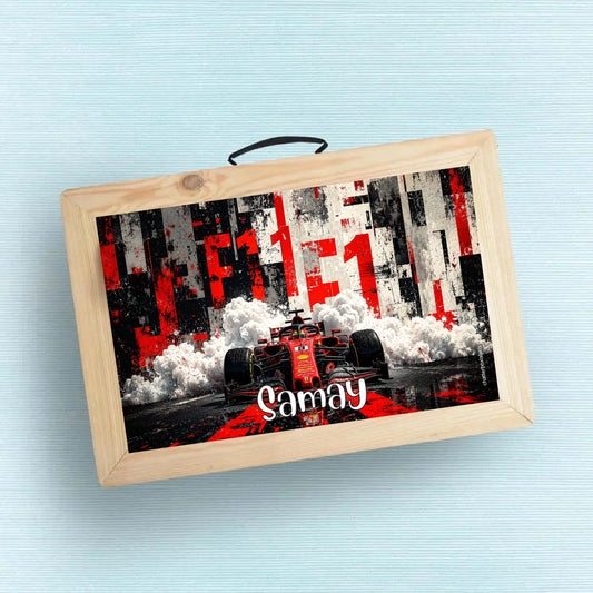 Custom Folding Desk - F1 Theme - Chatterbox Labels-Folding Table