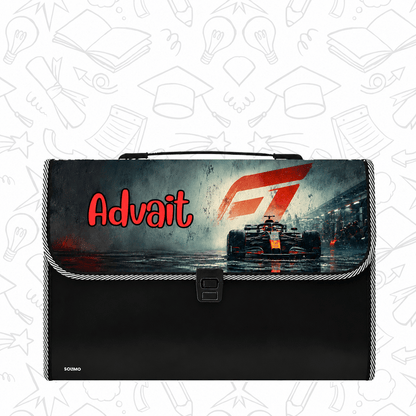Personalised File Folders - Formula 1 Design - Chatterbox Labels-Folder