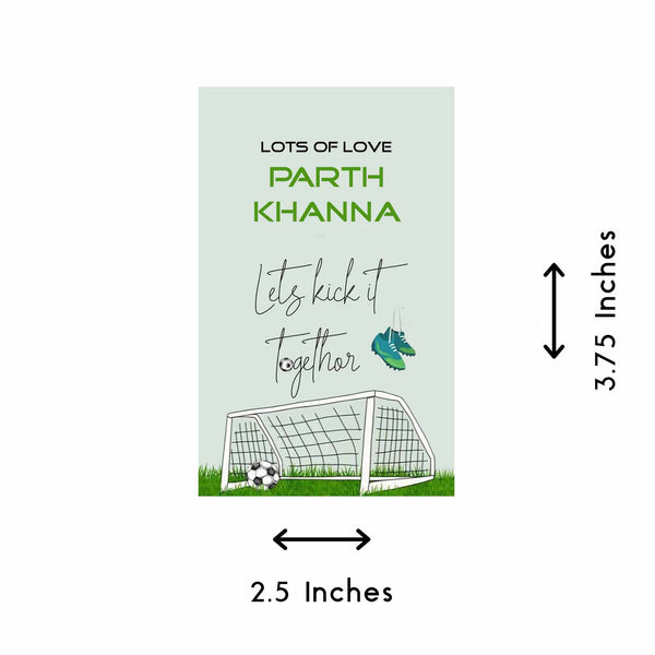 Gift tags / Gift Stickers - Retro Football Design - Chatterbox Labels - Gift Tags