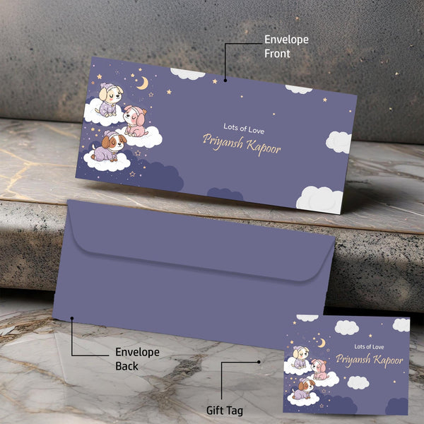 Personalised Money Envelopes - Dog Lover - Set of 20 - Chatterbox Labels - Envelopes