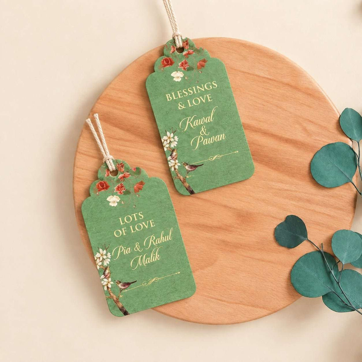 Luxe Personalised Gift Tags - Flora & Fauna - Chatterbox Labels-Gift Tags