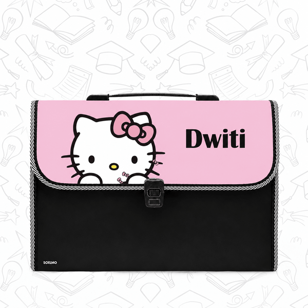 Personalized File Folders  - Hello Kitty Design