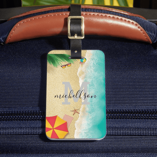 Personalized Luggage Tags - Sun - Kissed Bliss - Chatterbox Labels - Luggage Tags