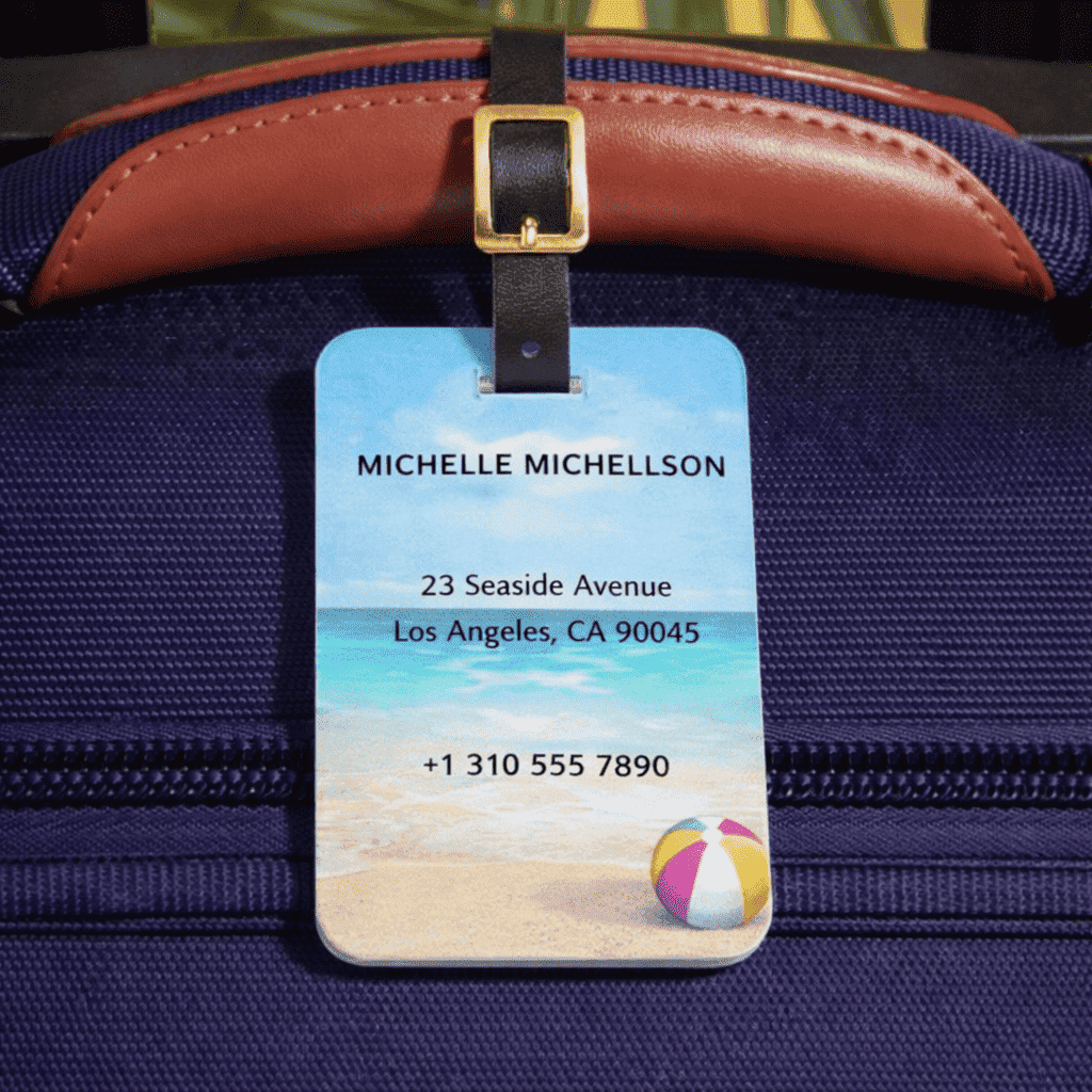 Personalized Luggage Tags - Shades of Summer - Chatterbox Labels - Luggage Tags