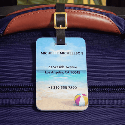 Personalized Luggage Tags - Shades of Summer - Chatterbox Labels - Luggage Tags